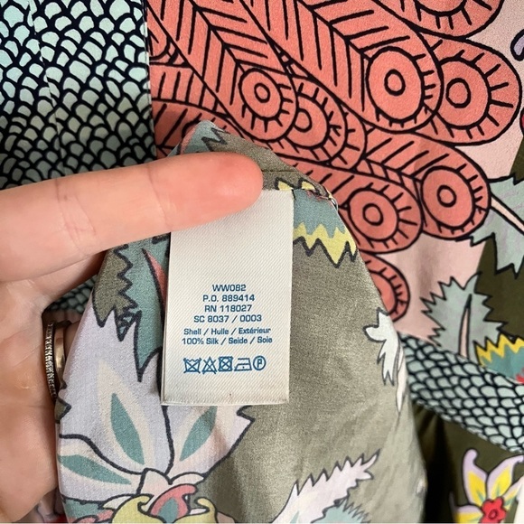 BODEN x ICONS *Rare* Camrose Silk Peacock Floral Maxi Dress WW082 - Picture 11 of 12